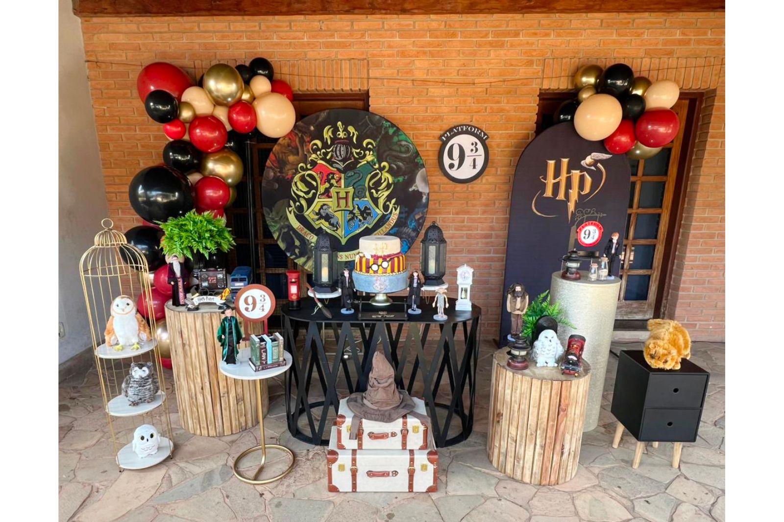 Harry Potter - festa em casa